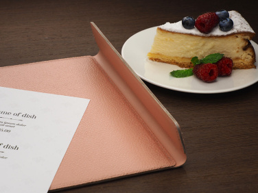 Logo trade promotional giveaways picture of: Menu cover 1241281
