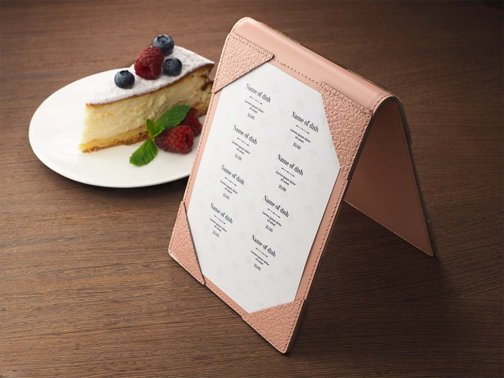 Logo trade advertising products picture of: Promo menu 1604281