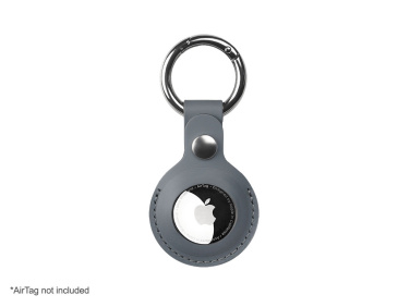Logo trade business gifts image of: Keyring with holder for AirTag 1914094