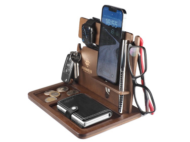 Logotrade promotional product picture of: Wooden organiser 2016121