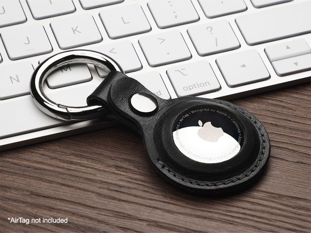 Logotrade promotional item image of: Keyring with holder for AirTag 1914141