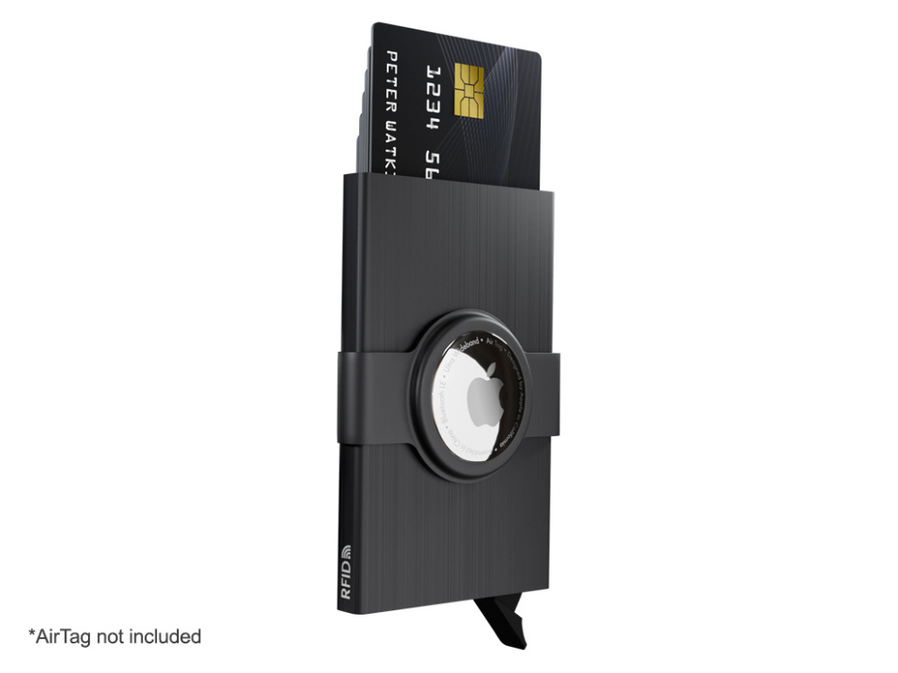 Logotrade promotional giveaway image of: RFID credit card case with holder for AirTag 2163155