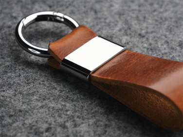 Logo trade business gifts image of: Keyring 1710141
