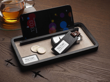 Logo trade promotional giveaways picture of: Wooden desk organiser 1818121