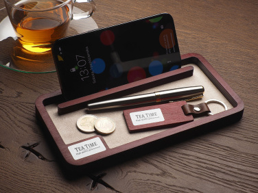 Logotrade promotional merchandise image of: Wooden desk organiser 1818121