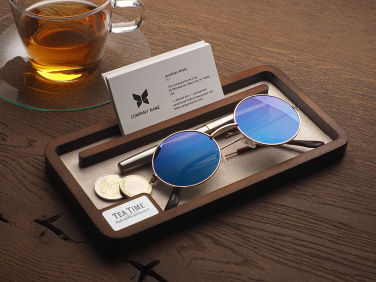 Logo trade promotional merchandise picture of: Wooden desk organiser 1818121