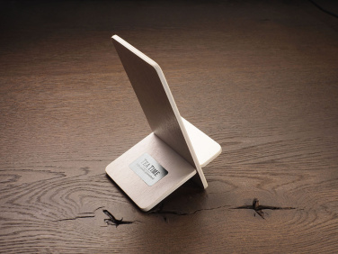 Logo trade promotional merchandise picture of: Wooden telephone stand 1834121