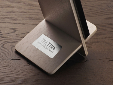 Logotrade promotional giveaway image of: Wooden telephone stand 1834121