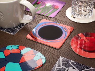 Logotrade advertising products photo of: Printed paper coaster 1838117