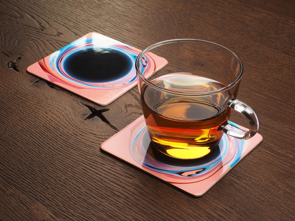 Logo trade promotional products image of: Printed paper coaster 1839117
