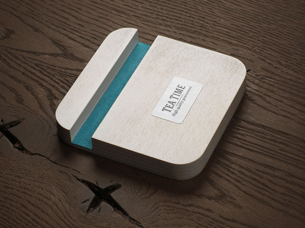 Logo trade business gift photo of: Wooden telephone stand 1847121
