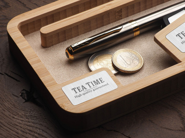 Logotrade advertising products photo of: Wooden desk organiser 1818292