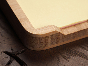 Logo trade corporate gifts picture of: Wooden memo card box 1832292