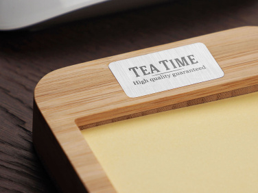 Logotrade promotional item image of: Wooden memo card box 1832292