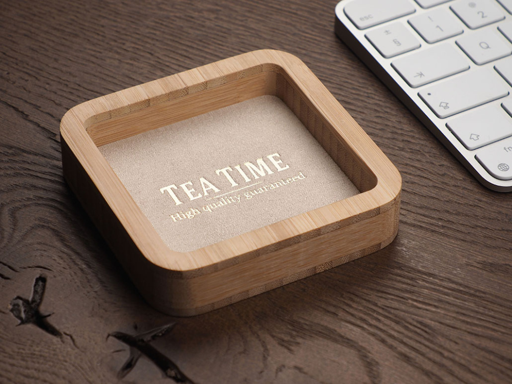 Logotrade business gift image of: Wooden desk organiser 1849292