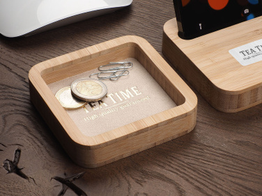 Logo trade corporate gifts picture of: Wooden desk organiser 1849292