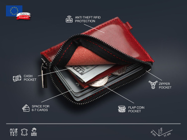 Logo trade promotional giveaways image of: Wallet 1935141