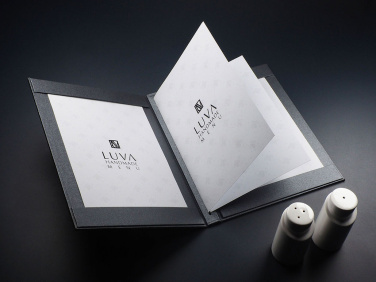 Logo trade promotional merchandise image of: Menu cover 1952280