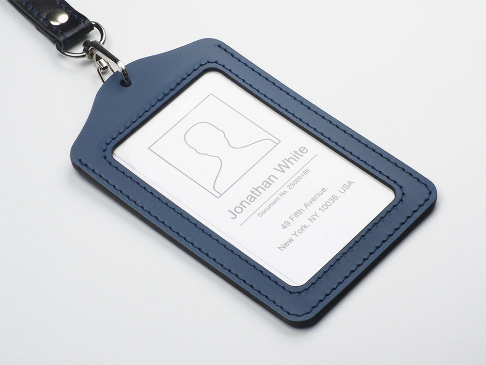 Logo trade promotional items image of: ID Badge Holder 2038094