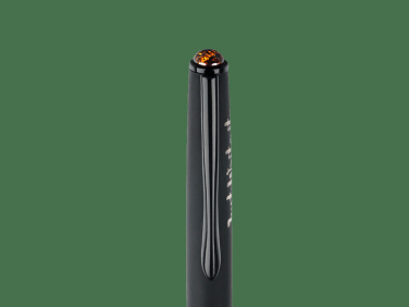 Logo trade advertising products picture of: Ball pen with AMBER stone 2070036