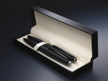 Logotrade advertising product image of: Striped Flint Pen set 1284036