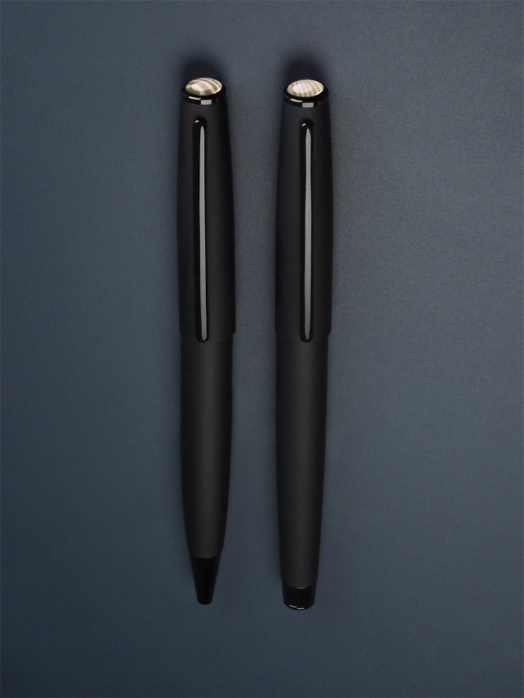 Logotrade promotional giveaways photo of: Striped Flint Pen set 1284036