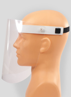 Logo trade promotional items image of: TEMIDA tilting face shield 1424162