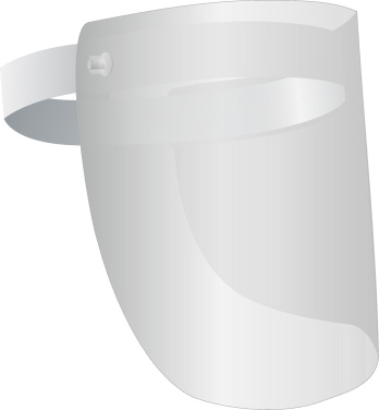 Logo trade corporate gifts picture of: TEMIDA tilting face shield 1424162
