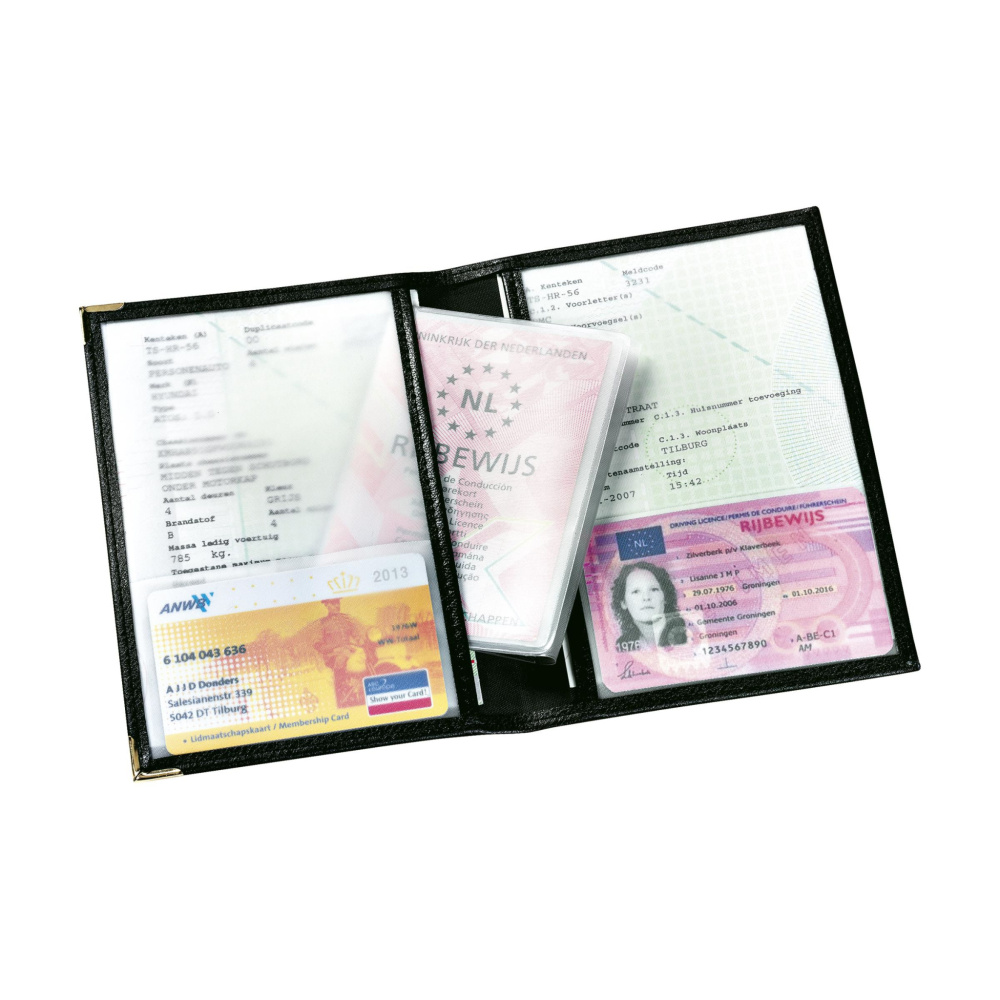 Logo trade advertising product photo of: Car document wallet