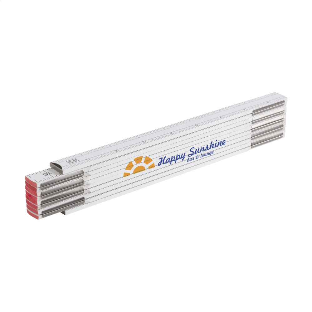 Logo trade promotional items picture of: MetricWoodPro ruler