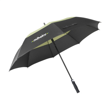 Logo trade promotional giveaways picture of: Morrison RPET umbrella 27 inch