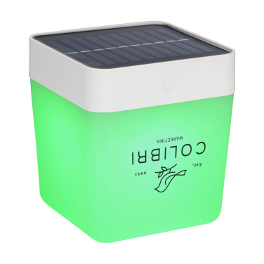 Logo trade promotional merchandise photo of: Grundig Lumo Solar Table Lamp