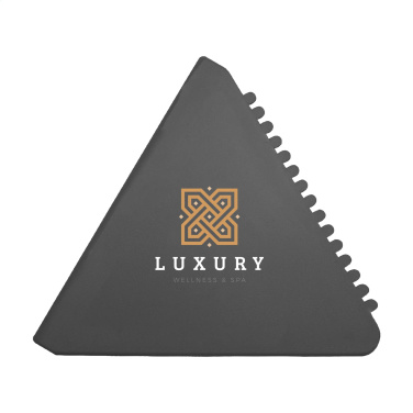 Logo trade corporate gifts image of: Ice Scraper Triangle