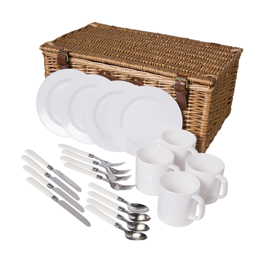 Logotrade promotional merchandise picture of: QualityTime picnic basket
