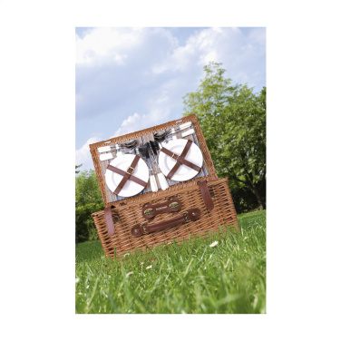 Logo trade promotional item photo of: QualityTime picnic basket