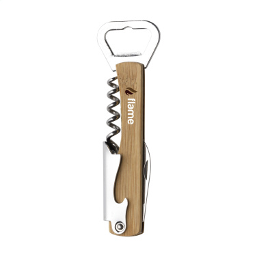 Logo trade promotional gifts image of: Butler Bamboo waiter’s friend