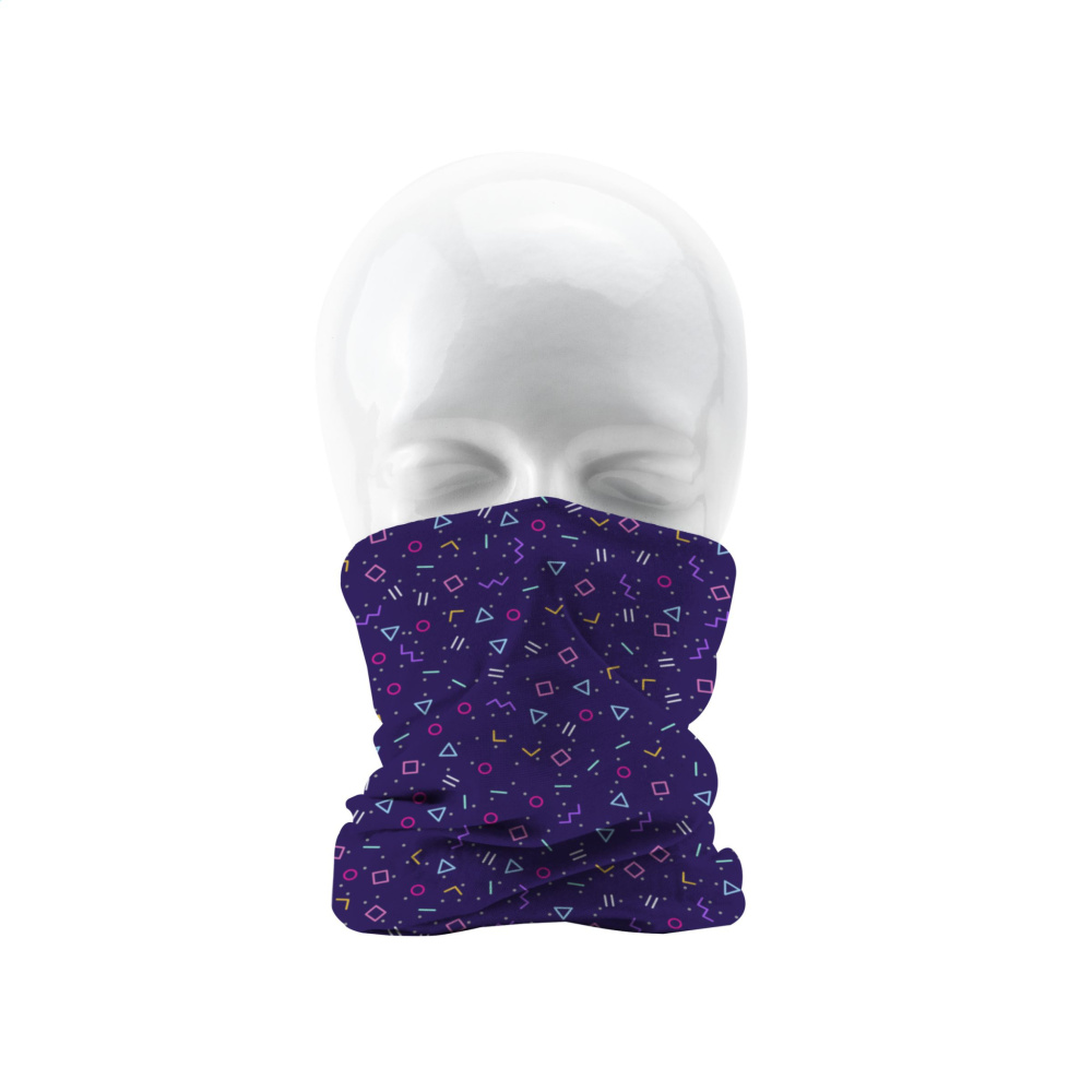 Logotrade promotional merchandise picture of: Bandana RPET multi-functional scarf all-over printing