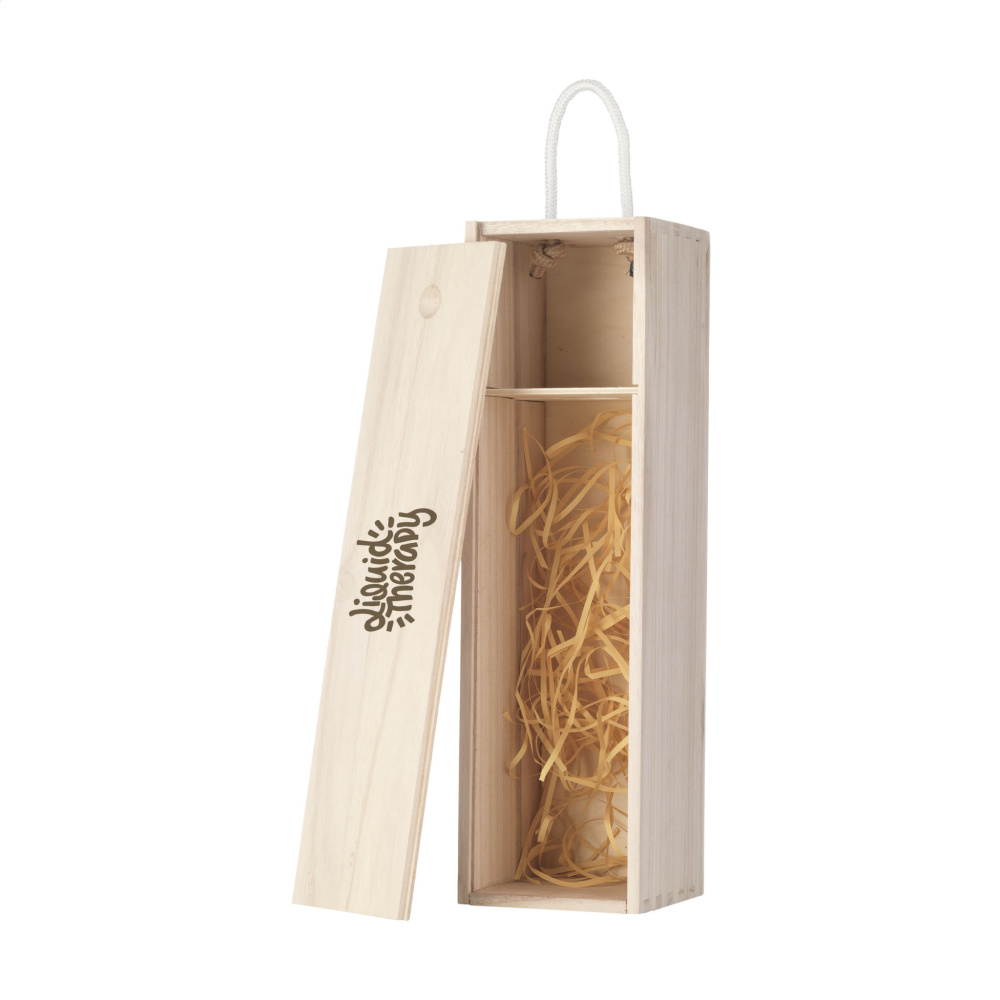 Logo trade promotional merchandise picture of: WineWood wine box