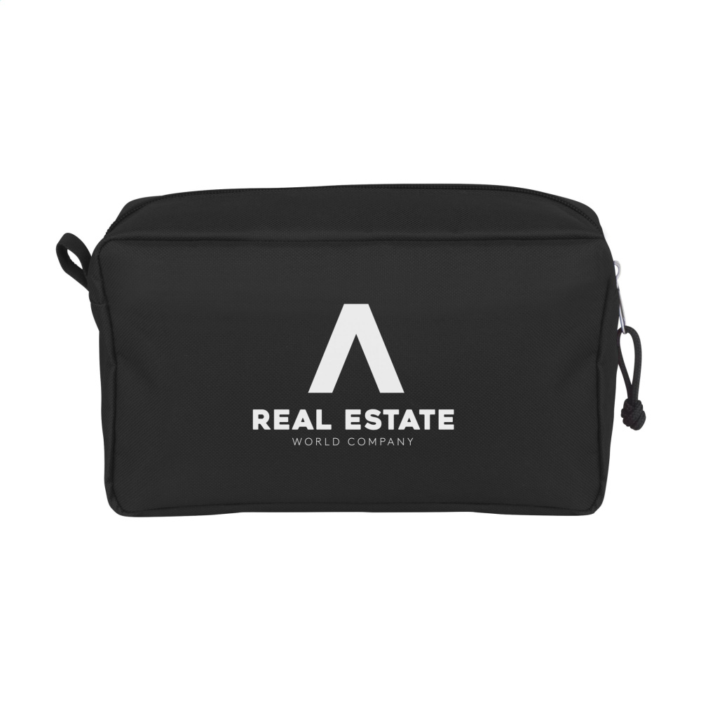 Logo trade promotional giveaways image of: Stacey GRS RPET toiletry bag