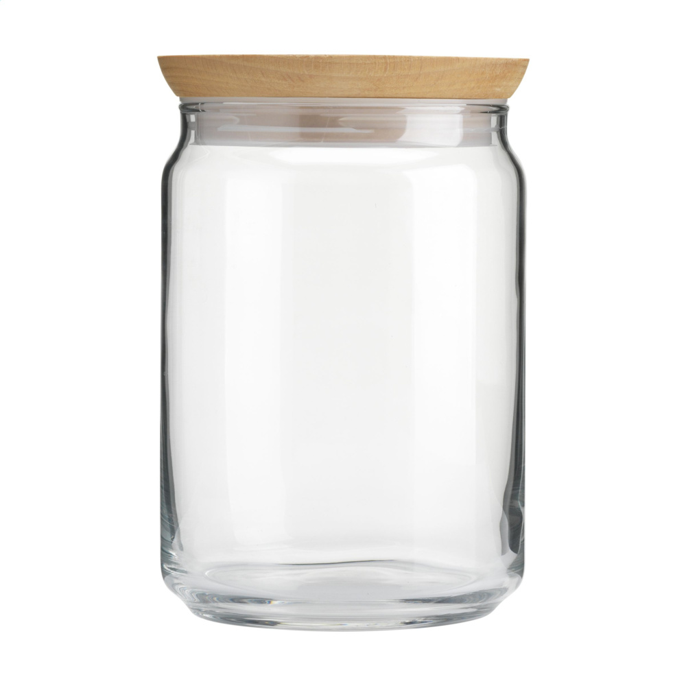 Logo trade promotional item photo of: Wood Jar Storage