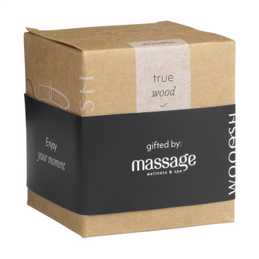 Logo trade promotional giveaways picture of: Wooosh Scented Candle True Wood