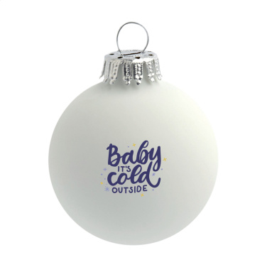 Logotrade promotional item image of: Christmas Bauble Ø 6 cm - Made in Europe