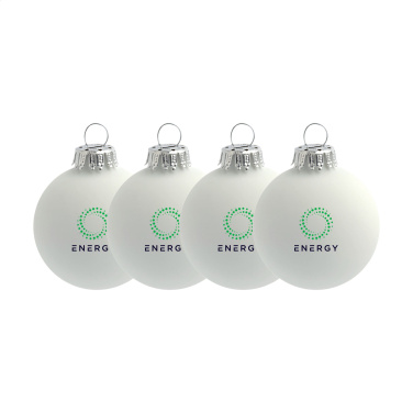 Logotrade promotional merchandise photo of: Christmas Bauble Ø 6 cm - set of 4 - Made in Europe