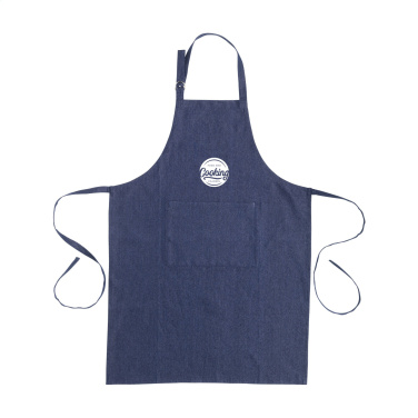 Logo trade promotional item photo of: Apron GRS Recycled Denim (220 g/m²)