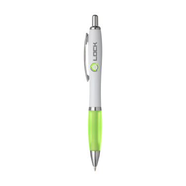 Logo trade promotional merchandise image of: Athos White pen