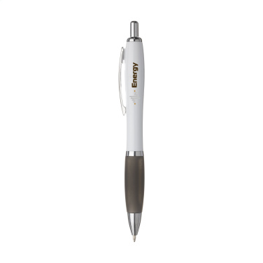 Logo trade promotional merchandise photo of: Athos White pen