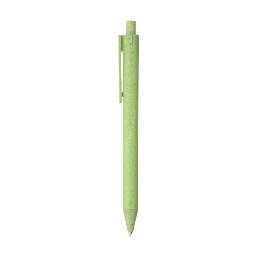 Logo trade promotional giveaways image of: Wheat-Cycled wheat straw pen