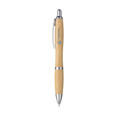 Logo trade advertising products image of: Athos Bamboo pen