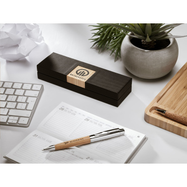 Logotrade corporate gift image of: Bamboo Pen Set pens