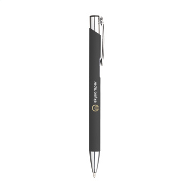 Logotrade promotional gift image of: Ebony Soft Touch pen